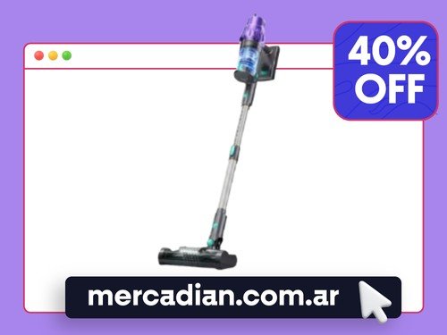 Aspiradora Ciclónica Inalámbrica 2 En 1 V18-7 550W