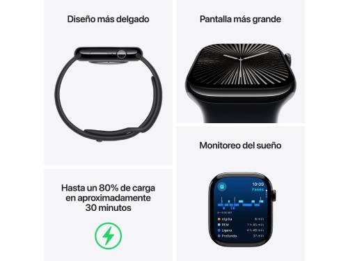 Apple Watch Series 10 GPS 46 mm - Negro Azabache / Correa M/L