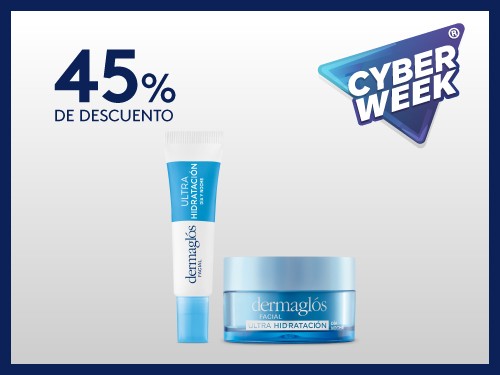 Kit Facial Dermaglós Ultra Hidratante Crema Contorno Ojos