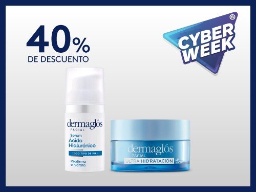 Kit Facial Dermaglós Serum + Crema Gel Ultra Hidratacion