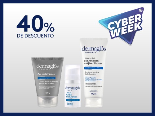 Kit Facial Dermaglós Hombres Rutina Express con Sérum