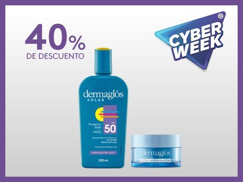 Kit Dermaglós Protector Solar + Crema Gel Ultra Hidratación