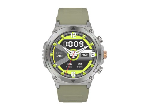 Smartwatch JD Everest Plateado Pantalla Amoled 1.43" + Malla Metálica