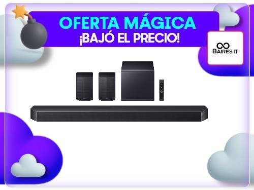 Barra de sonido Samsung Q990F Serie Q 11.1.4 con Subwoofer 2025
