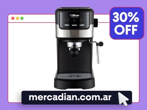 Cafetera Expresso Multicápsulas Liliana Cofeechoice AC980