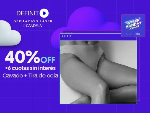 Depilación Laser. 6 sesiones en Cavado + Tira de Cola
