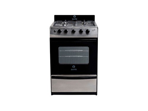 Cocina 4 hornallas Master Style Inox Escorial