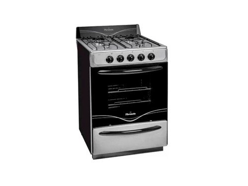 Cocina 4 hornallas 5518F acero inoxidable Florencia
