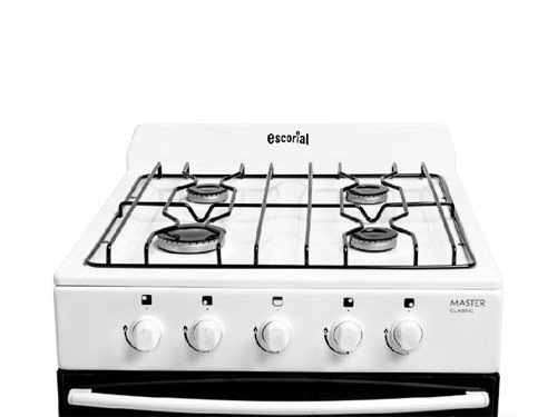 Cocina 4 hornallas Master Classic Blanca Escorial