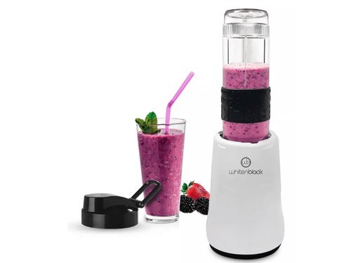 Licuadora Deportiva Whitenblack 600ml 350w ALWB14