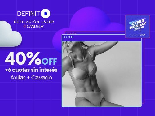 Depilación Laser. 6 sesiones en Axilas + Cavado