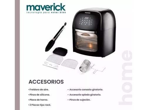 Freidora De Aire Digital 12l Maverick Airf12 1800w