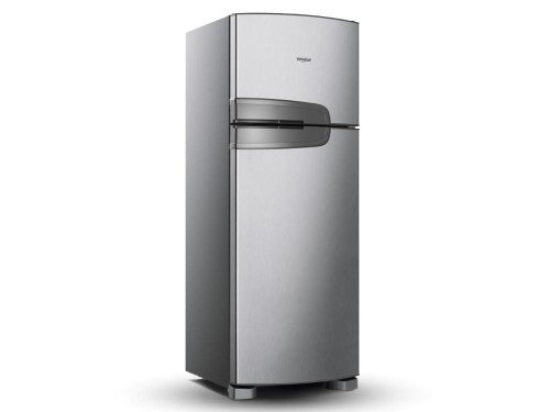 HELADERA CON FREEZER NO FROST ACERO INOXIDABLE WHIRLPOOL 340LT