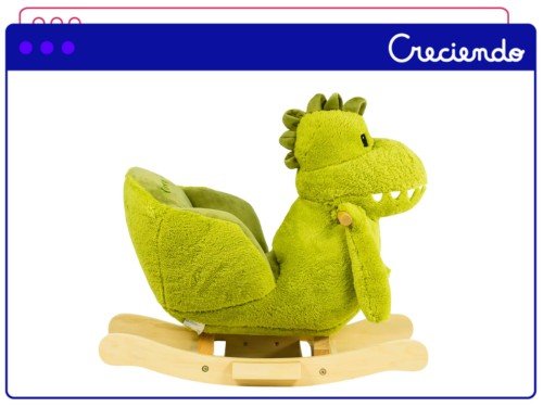 Mecedor De Animales Mega Baby Con Sonido