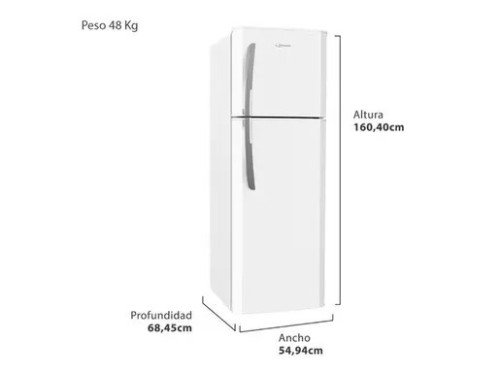 Heladera con freezer Cíclica 277 L Blanca Drean