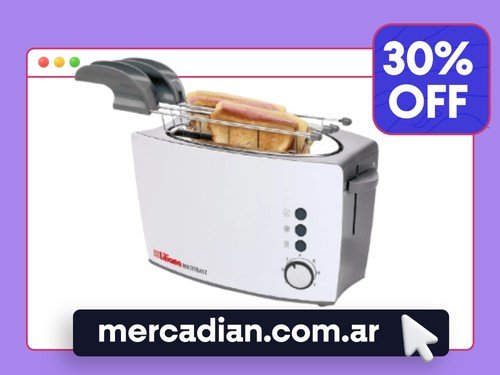 Tostadora Sandwichera Liliana Multitoast AT907