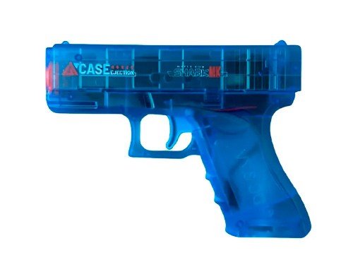 Pistola De Agua A Bateria Glow Con Luces Azul