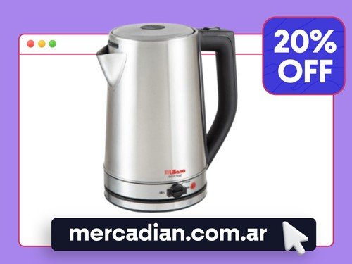 Pava Eléctrica Liliana Infustyle AP200 1,7 Lts