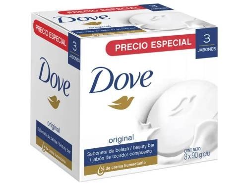 Jabon Dove Original Pack X3