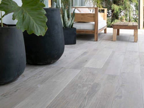 Porcelanato Símil Madera Ilva Smoke Wood Polar 20x120 — 6 Cuotas s/i