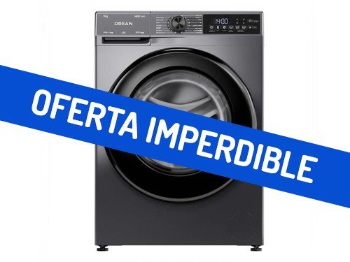Lavarropas Automatico Inverter Drean Lfdr0914isg0 9 Gris