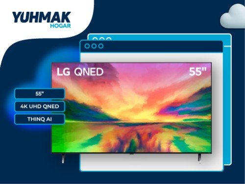 TV LG 55" SMART QNED 4K UHD THINQ AI QNED80SRA