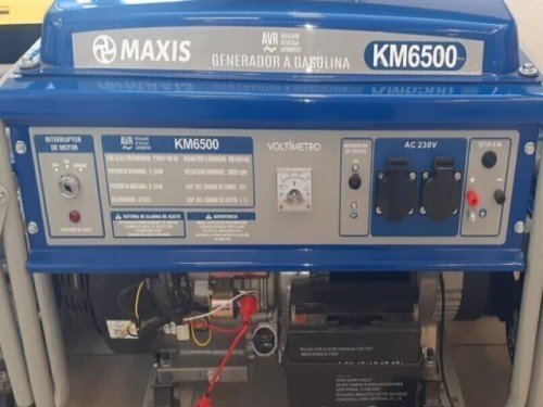GENERADOR ELECTRICO MAXIS KM6500 6KVA 15HP 25L