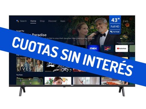 Smart Led Android Tv Bgh 43" Full Hd 1920 X 1080 B4325fs5a