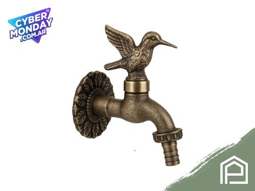 Canilla de Jardin Colibri Bronce Viejo Estalgrif Haaz