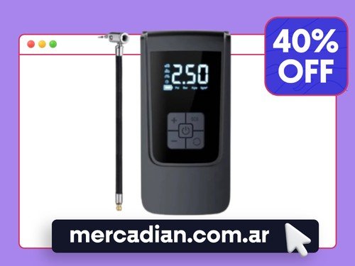 Inflador Compresor De Aire Portátil Suitu ST-9624