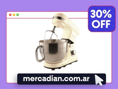 Batidora De Mesa Planetaria Smartlife SL-SB0037I Beige