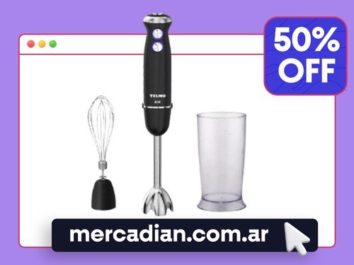 Licuadora De Mano Yelmo con Batidor LM1530 800W