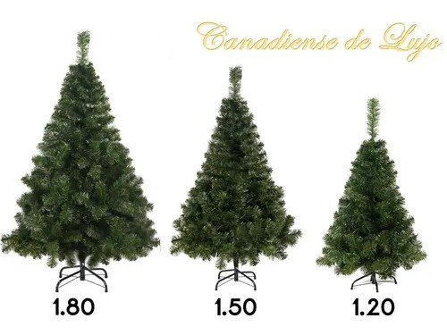 Pino De Navidad Canadiense Extra Lujo1,50 M.p.metal- Sheshu