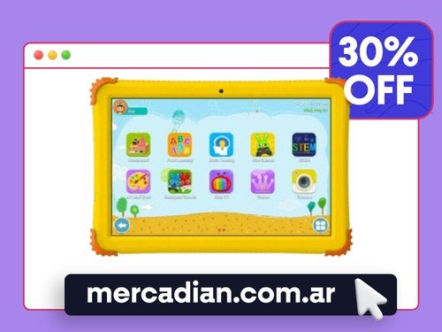 Tablet Sky Kids Pro 10 64/3GB Android 13 Amarilla