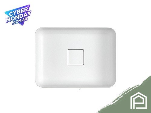 Bacha De Apoyo Rectangular Blanca Deca Slim L.13040.17