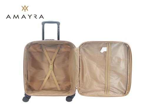 SET VALIJAS 20" 24" 28" NUDE AMAYRA