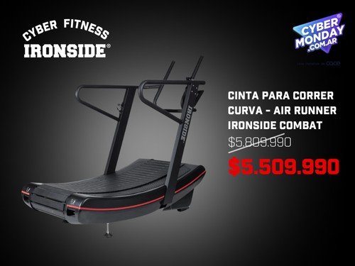 Cinta para Correr Curva - Air Runner IRONSIDE Combat - CyberMonday