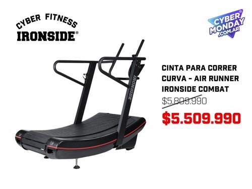 Cinta para Correr Curva - Air Runner IRONSIDE Combat - CyberMonday