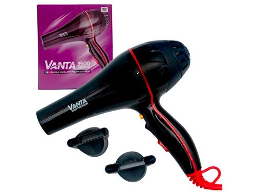 Vanta 3500 Premium Secador De Pelo Negro 1800w