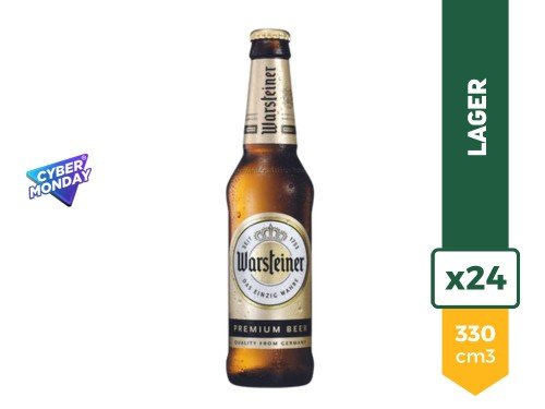 Cerveza Warsteiner Rubia 330ml x24