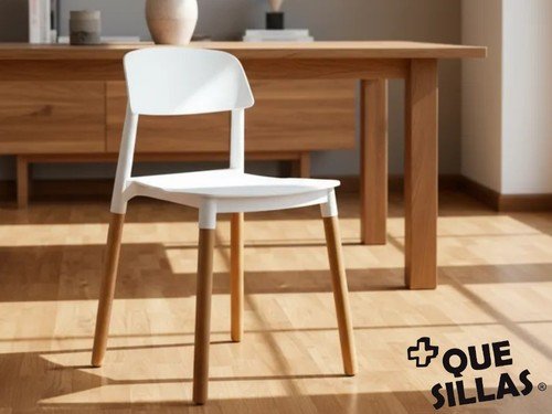 Silla Milan Novara base madera