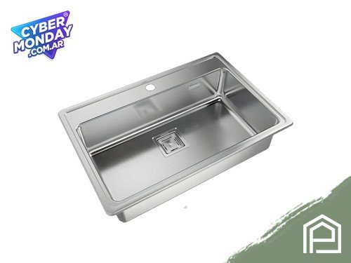 Bacha De Cocina Simple Johnson Acero Quadra Max Q71A