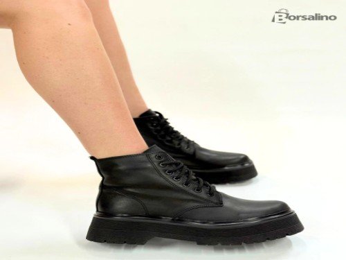 BORCEGO ACORDONADO PLATAFORMA ARMY CUERO, A UN PRECIO INCREIBLE