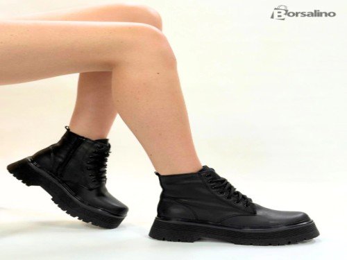 BORCEGO ACORDONADO PLATAFORMA ARMY CUERO, A UN PRECIO INCREIBLE