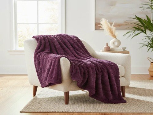 Frazada Flannel con corderito al tono Línea Valencia 4 colores