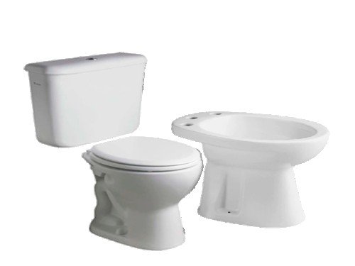 COMBO ANDINA 3 PIEZAS + ASIENTO +GRIFERIA BERNA BIDET BLACK