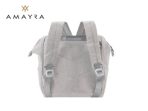 MOCHILA AMAYRA SQUARE GRIS