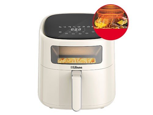 Freidora de Aire Airview Blanca 6L Liliana