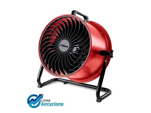 Turboventilador AirCyclone 16" Piso/Pared/Techo Rojo Liliana