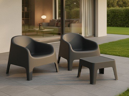 Juego de Living de 2 Sillones + Mesa Skarpo